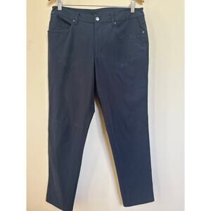 Lululemon ABC Classic-Fit 5 Pocket Pant Warpstreme Size 34 Navy Blue Golf